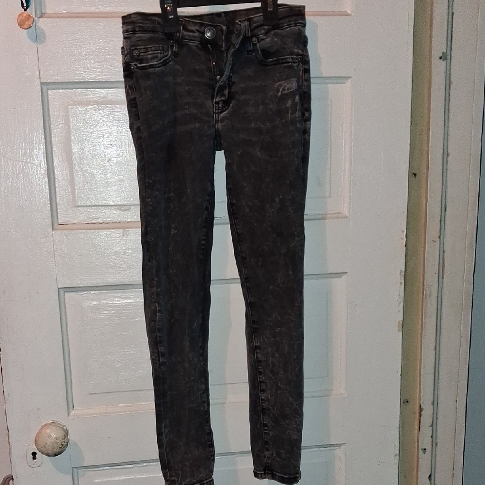 Buffalo David Bitton Charcoal Denim Pants